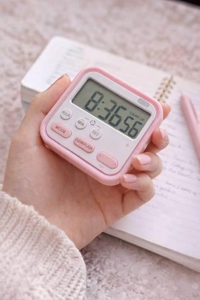 KG IMPORT Digital Kitchen Timer & Stopwatch | Loud Alarm Digital Kitchen Timer