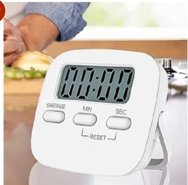 VariousEye Stopwatch Timer With Loud Alarm, Big Digit, Back Stand, Hanging Hole Digital Kitchen Timer