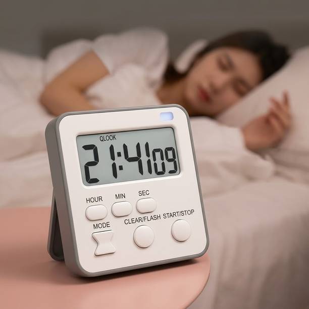 KG IMPORT Digital Kitchen Timer & Stopwatch - Large Digit Countdown Digital Kitchen Timer