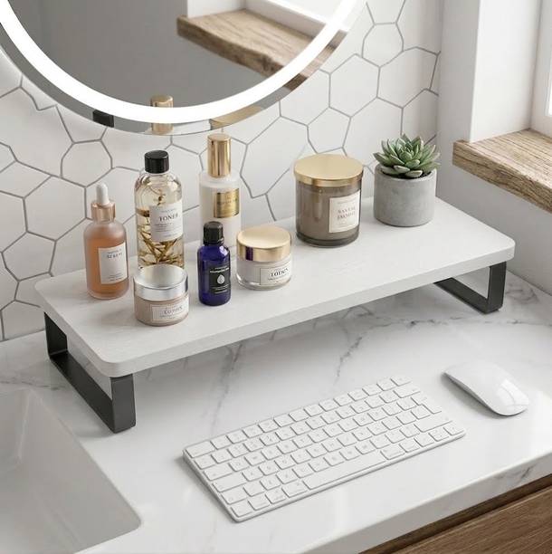 CarvCraftDecor Vibe Engineered Wood Computer Desk