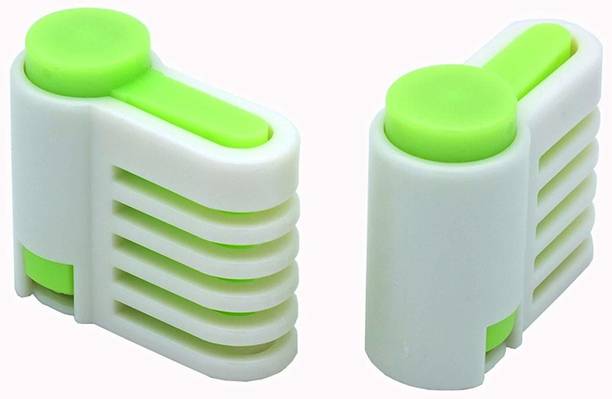SYGA Set of 2 DIY Cake Slicer, Stratification Auxiliary, Bread Slice, Toast Cut, 5 Layers Leveler Slicer, Kitchen Fixator Tool (Green) Kitchen Tool Set