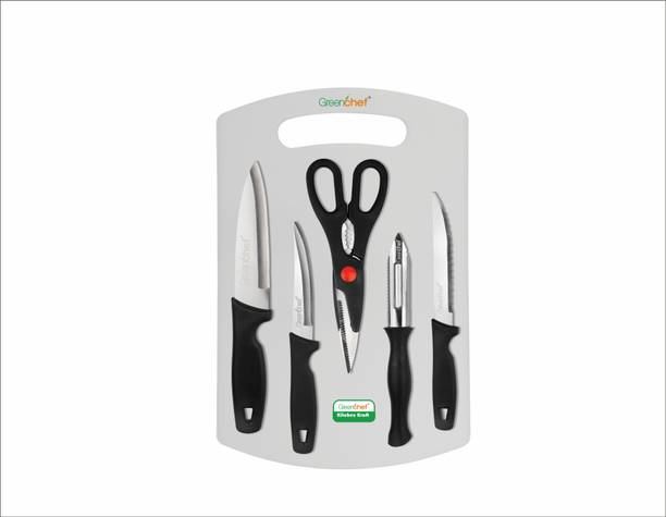 Greenchef Greenchef Kitchen Knife Set 5 Pcs + 1 Chopping Board - Kitchen craft Kitchen Tool Set