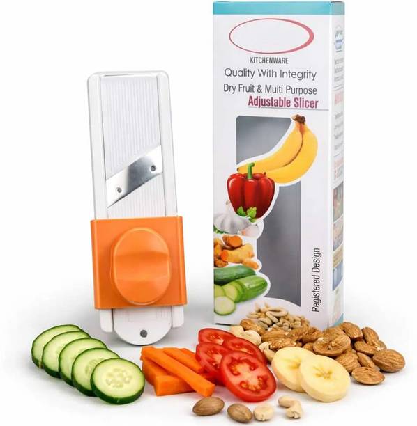 ADJUSTSLICE Adjustable Slicer for Vegetables & Fruits | Dry Fruit Slicer | Manual Slicer Kitchen Tool Set