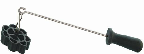 Bluetail Stainless Steel Non-Stick Rose Cookie Maker | Achappam | Achhu Murukku | gulabi puvvulu | Christmas Snacks Mould with hot Free Handle 0.22 KG Roaster