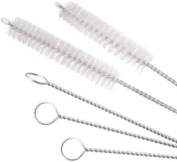 Oblivion Stainless Steel Straw Cleaning Brush for Drinking Pipes, Easy to Use
