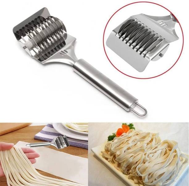 shivay creation Noodle Maker Roller - Noodles Cutter Spoon - Cutting Tool Spaghetti and Pasta Maker