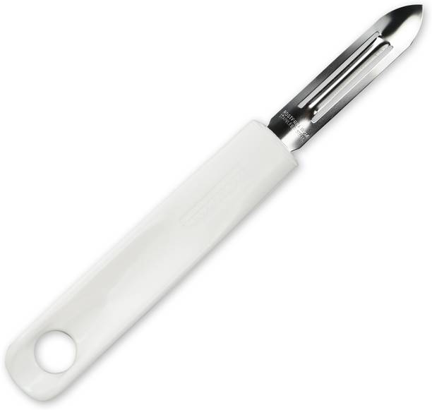 fackelmann Stainless Steel Vegetable & Fruit Peeler Long Sharp Double-Slotted Blade 19cm Kitchen Tool Set