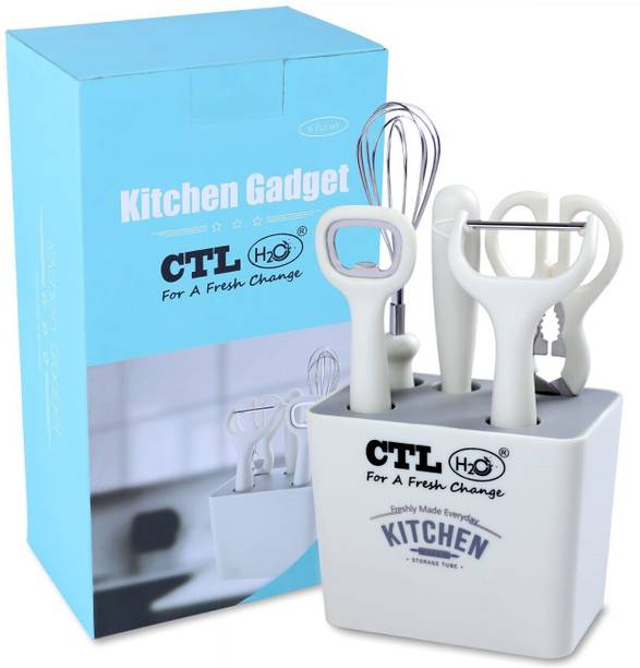 CTL H20 Multipurpose Kitchen Tool Set for Cutting, Slicing, Peeling, Beating & Opener Kitchen Tool Set