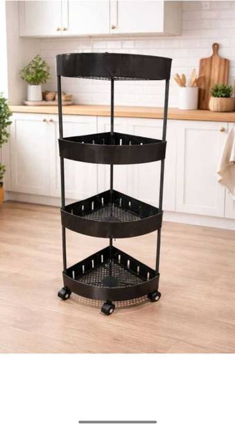 koktailkitchan A1111 Plastic Kitchen Trolley
