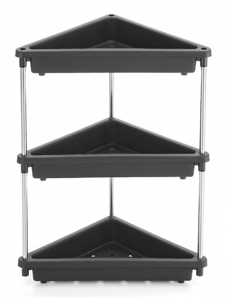 पलक Fruit,Vegetable Stand Kitchen Trolley,Fruit Basket,Vegetable Basket | Rack प्लास्टिक रसोई ट्रॉली