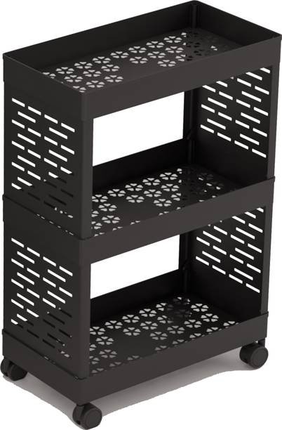 FUFUDADA Utility Rack for Multi Porpose Uses Plastic Kitchen Trolley