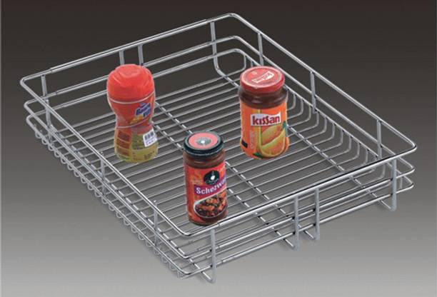 WHITE LOTUS Stainless Steel Kitchen Trolley