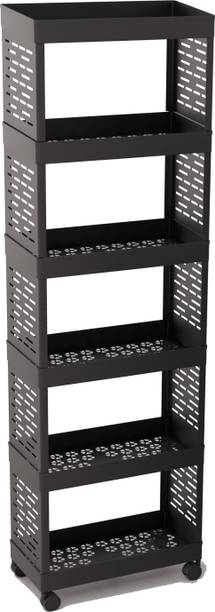 FUFUDADA Utility Rack for Multi Porpose Uses Plastic Kitchen Trolley