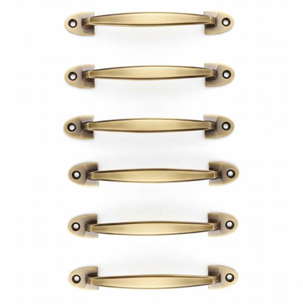 Mix & Match 6 inch Pull Handle for Wardrobe & Cupboard Brass Antique Finish Cast Iron Cabinet/Drawer Handle