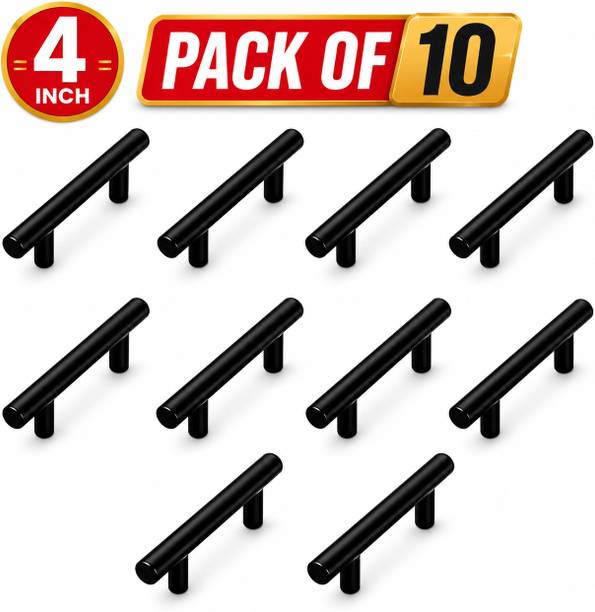 GENIUSGRAWTH Cabinet Handles Matte Black Pulls Stainless Steel Black Handles Kitchen Steel Cabinet/Drawer Handle
