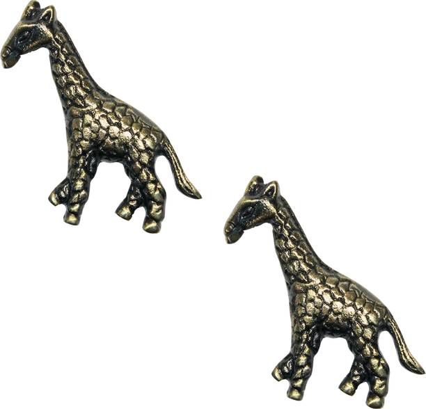 Mix & Match Shop Antique Giraffe Cupboard Knob for Almirah, Wardrobes, Drawer & Doors Cast Iron Cabinet/Drawer Handle