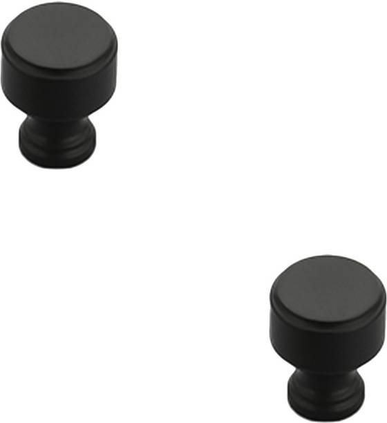 fittingo FITTINGO Designer Black Round Cabinet Knob for Kitchen Cupboards & Drawers Stainless Steel Cabinet/Drawer Handle