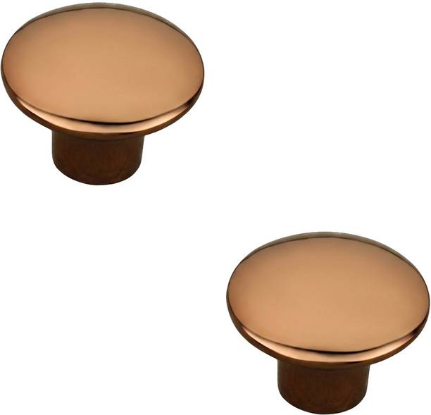 fittingo Rose Gold Decorative Cabinet Knobs – Premium Finish Zinc Cabinet/Drawer Handle