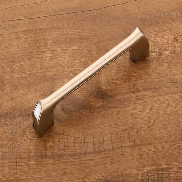 HARMONUS Kitchen Cabinet Door Pull Handle, CP Satin Finish 160 MM (8 Inch) Zinc Cabinet/Drawer Handle