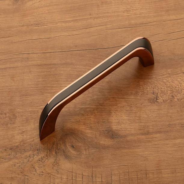 HARMONUS Kitchen Cabinet Door Pull Handle Rose Gold - Black Satin Finish 288 MM (12 Inch) Zinc Cabinet/Drawer Handle