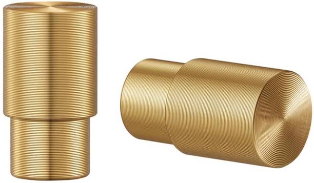 IKEA Brass-Colour Knob — 14mm, Pack of 2 | Instant Cabinet Refresh Steel Cabinet/Drawer Handle