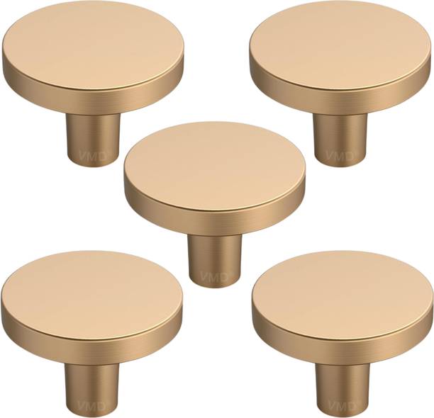 Vmd RO. R.GOLD COIN KNOB/ DRAWER/ CUPBOARD Pulls for Kitchen, Dressers and Closets Stainless Steel Cabinet/Drawer Handle