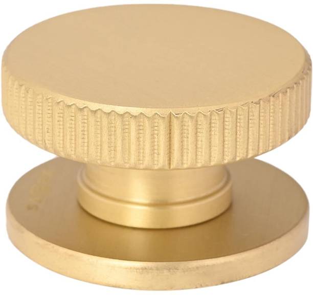 Safex Zinc Knob for Kitchen, Cupboard, Drawer, Dresser Cabinet |Matt Gold | 30Mm Zinc Cabinet/Drawer Handle