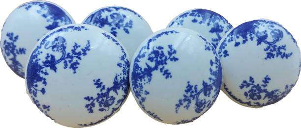 ARTPARASITE Vintage Look Flower Ceramic Knob Door Handle Cabinet Drawer Cupboard Pul Dresser Ceramic Cabinet/Drawer Handle