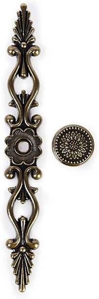 PROBEROS Traditional Antique Brass Cupboard Cabinet Drawer Door Pull Handle, 175mm Brass, Stainless Steel Cabinet/Drawer Handle