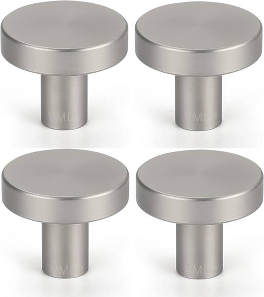 Vmd ROUND S.S COIN KNOB/ DRAWER/ CUPBOARD Pulls for Kitchen, Dressers and Closets Stainless Steel Cabinet/Drawer Handle