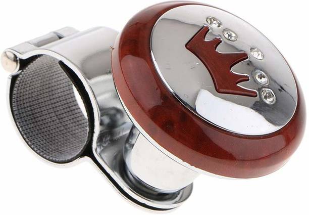 Marrone fiber, Stainless steel Car Steering Knob