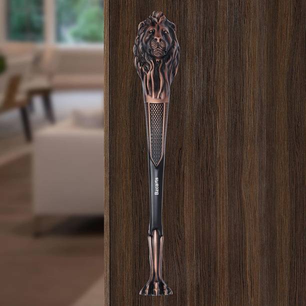 Bzcarts Copper Antique Cupboard Handle Main Door Handle Singham Lion Shape 250mm Aluminium Door Handle