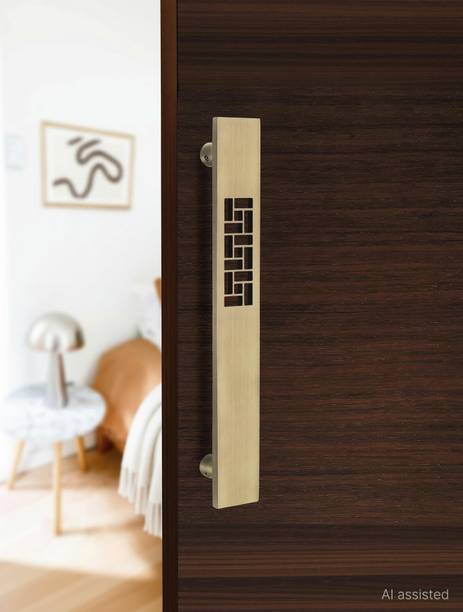 ATOM 12inch Antique DSH pull push Wardrobe, Cupboard Brass Door Handle