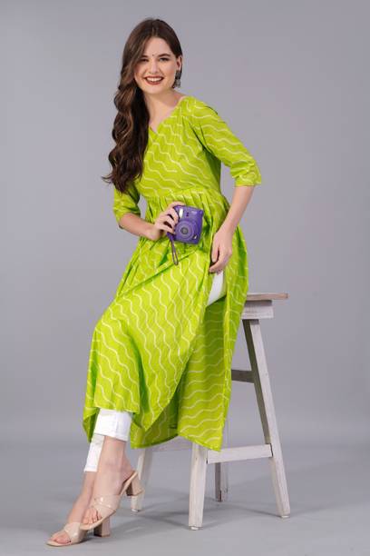 Dress21 Women Printed Ethnic Dress Kurta - Image 4