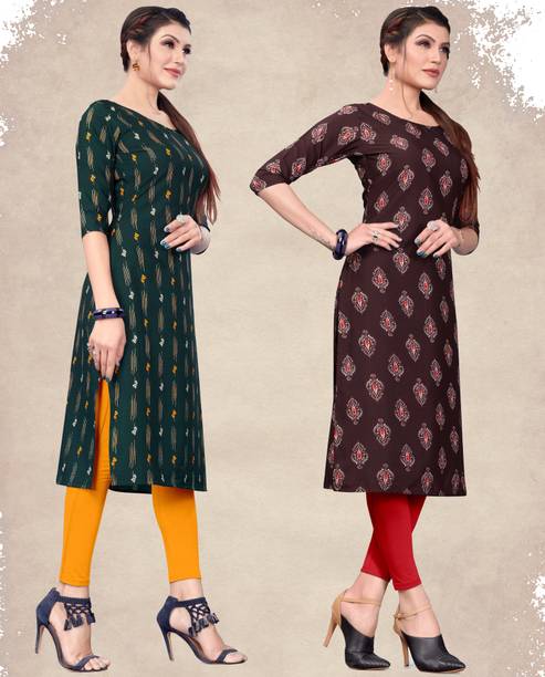 DSK STUDIO Women Printed Straight Kurta - Image 3