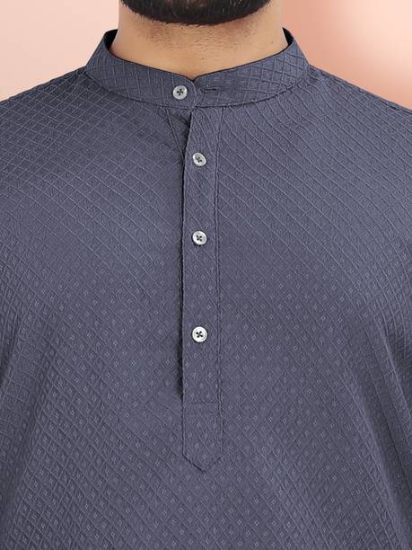 VeBNoR Men Solid Straight Kurta