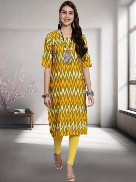 Anouk Rustic Printed Crepe Straight Kurta for Women