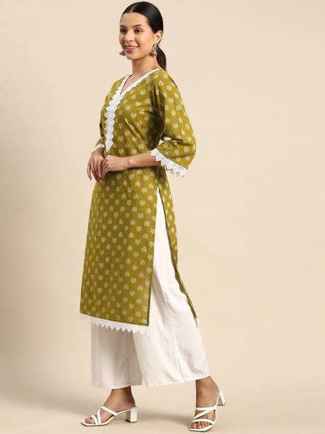 BKApparels Women Printed Straight Kurta - Image 3