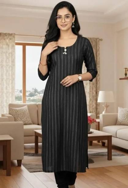 A-Line Silk Kurti