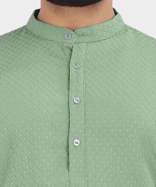 VeBNoR Men Solid Straight Kurta