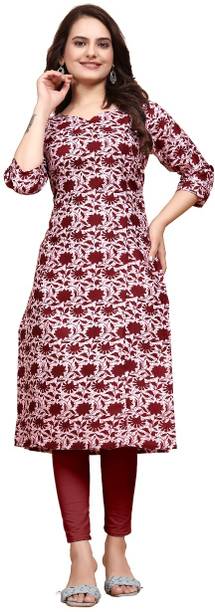 DEVYA CREATION Women Printed Cotton Blend A-line Kurta