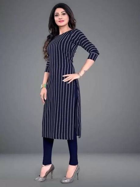 AK Fashion Women Printed Straight Kurta - Image 3