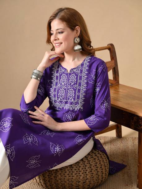 Solid Georgette Kurti