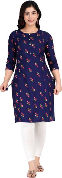 LABULY Women Printed Straight Kurta