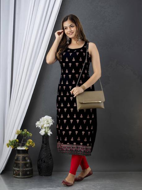 Straight Kurti outfit suitable for a polished workplace dress code
