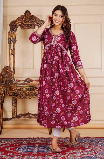 Festive embroidered Kurti suitable for wedding guest styling