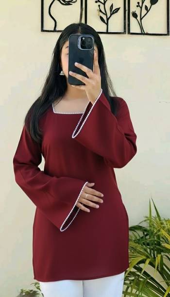 A-Line Chiffon Kurti