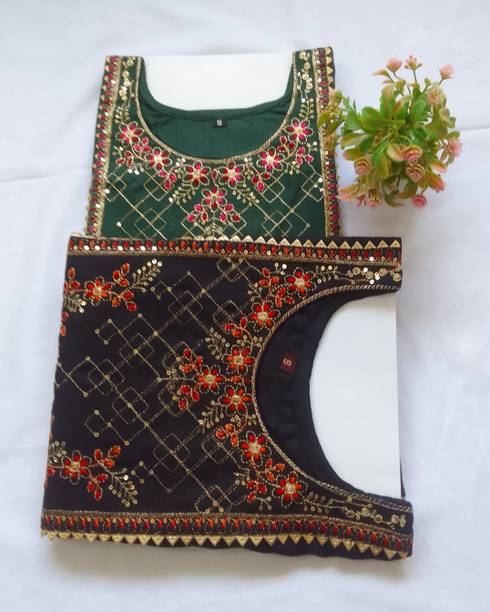 Pack of 2 Women Embellished Pure Cotton Straight Kurta