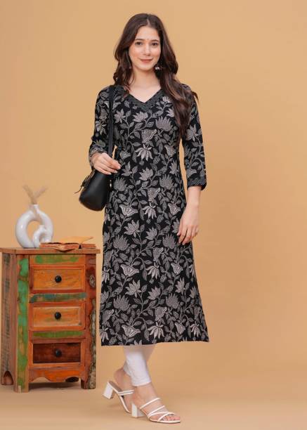 DAEVISH K Women Colorblock Straight Kurta - Image 5