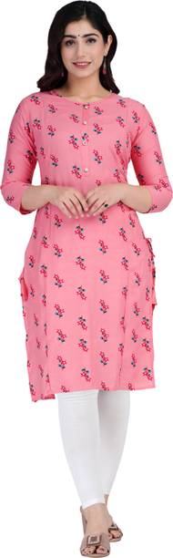 LABULY Women Printed Straight Kurta